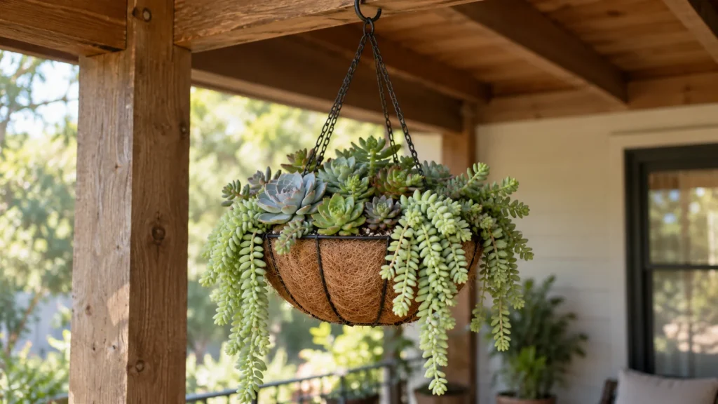hanging succulent planters