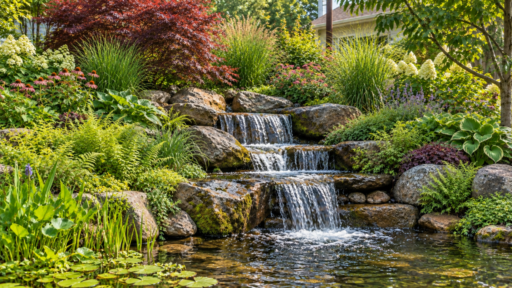 Waterfall planting zones 