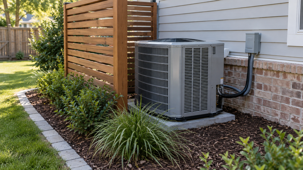 Outdoor AC screening