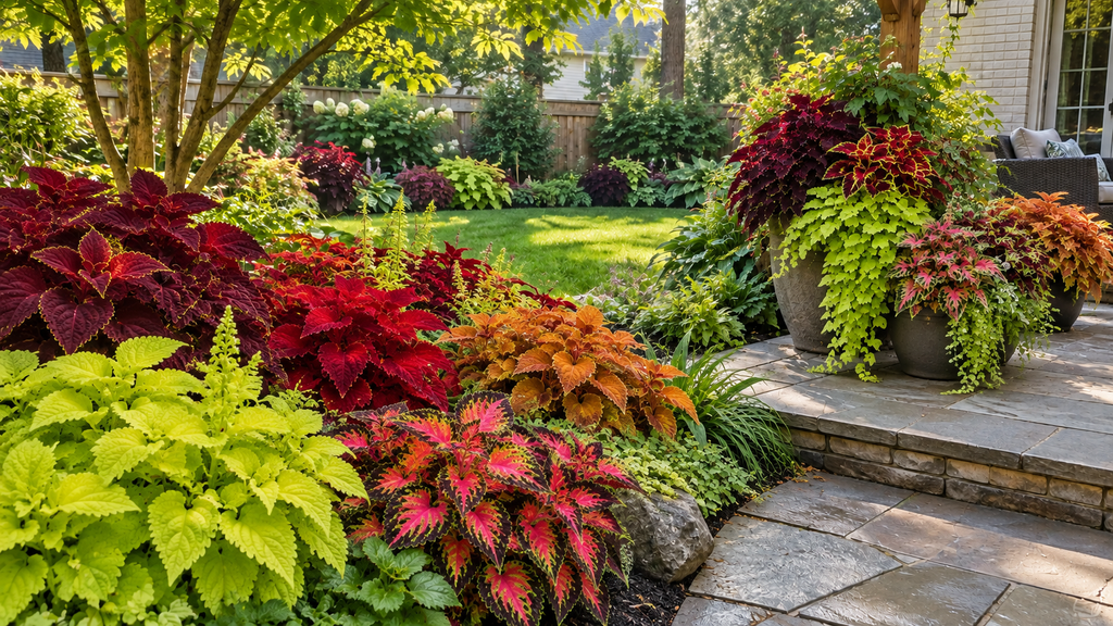 Coleus growth