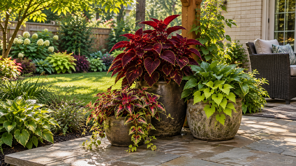 Coleus pots