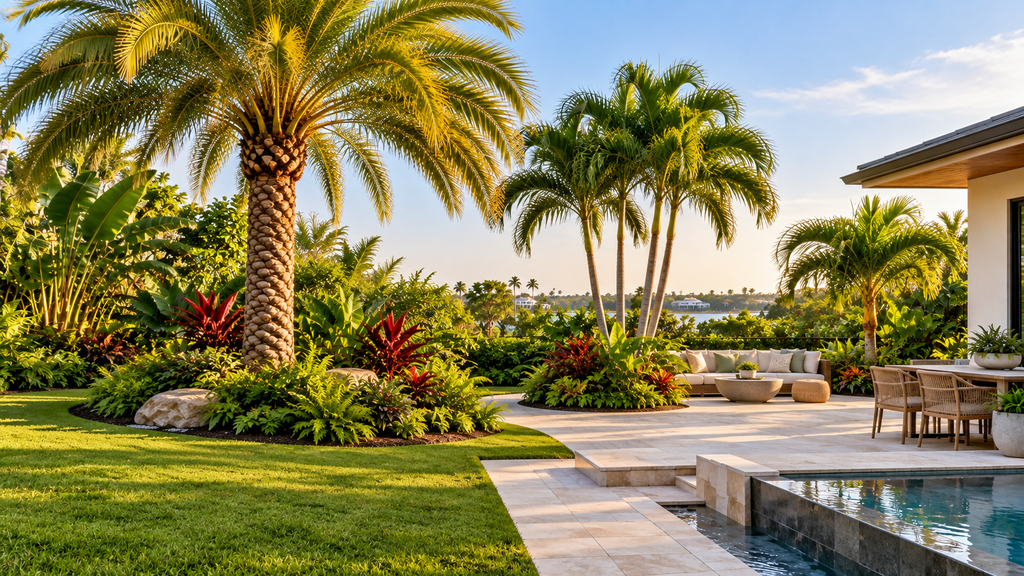 Palm landscaping