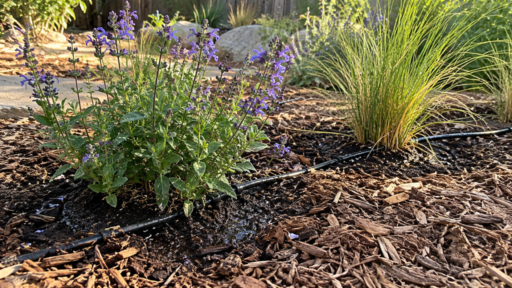 Native plant watering