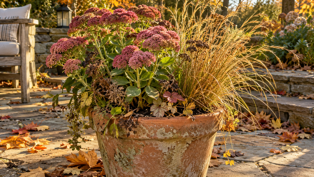 Fall perennial planter