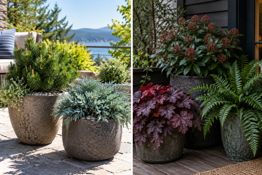 Sun and shade planters