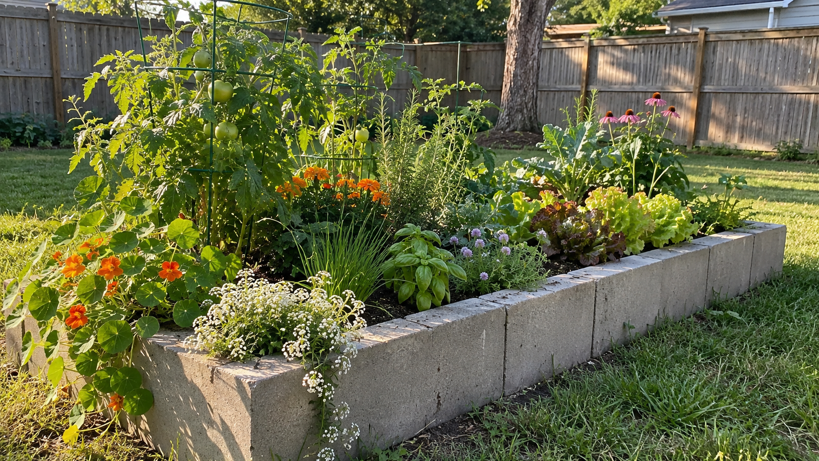Cinder block planter ideas
