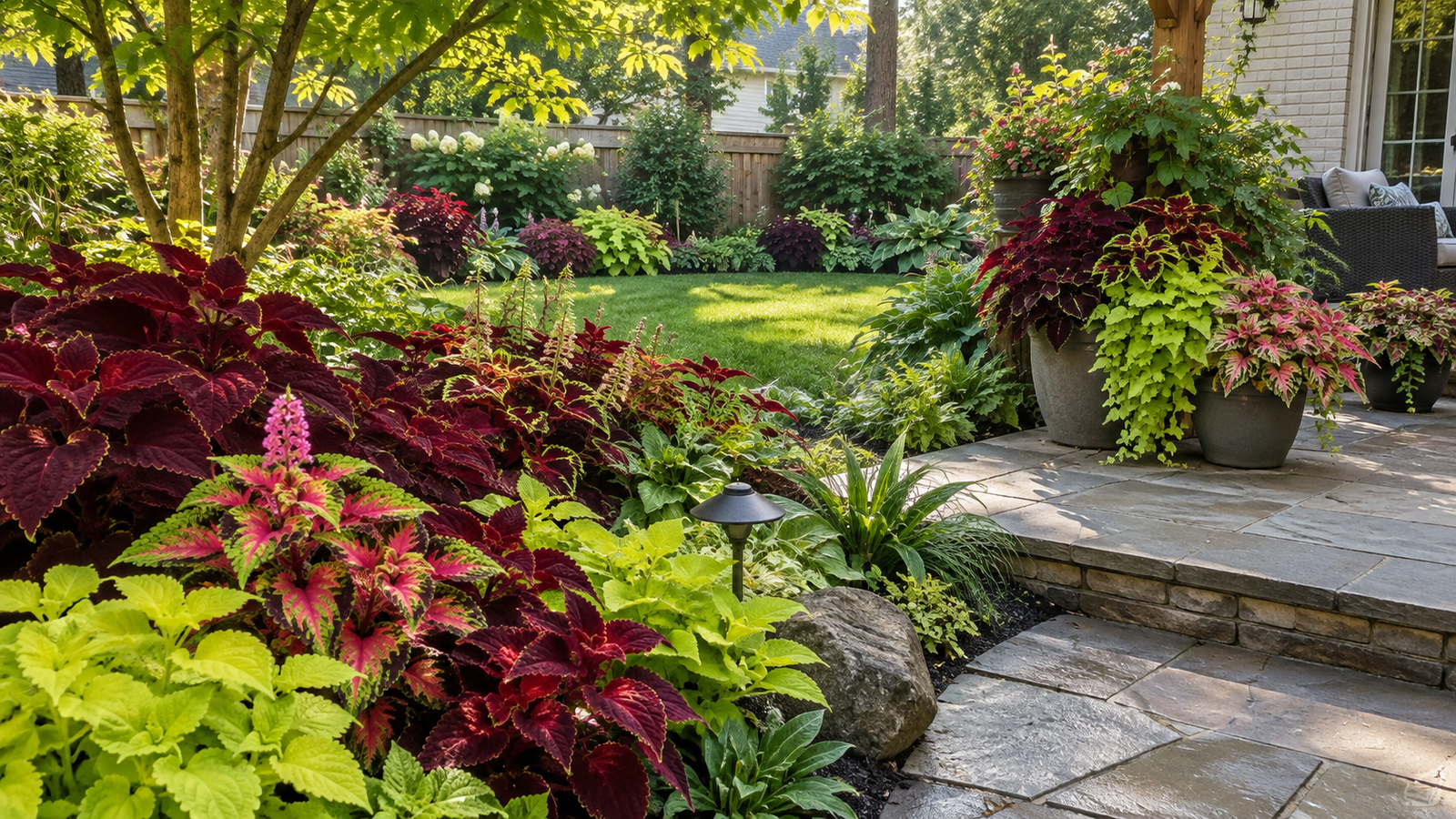 Backyard Planting Ideas With Coleus